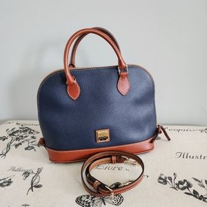Dooney and Bourke Pebble grain zip zip satchel